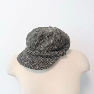 Angela and William Wool Plaid Captains Hat Cabbie Cab Newsboy Fisherman Greek